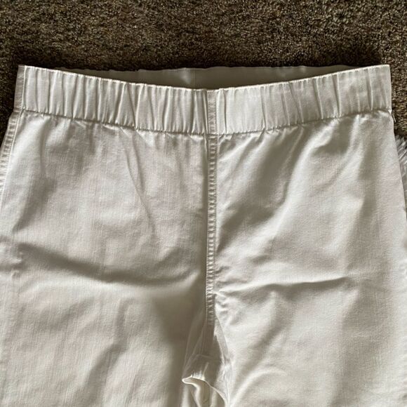 Soft Surroundings Pull On Pants White Elastic Waist Womens Size XL - Picture 3 of 6